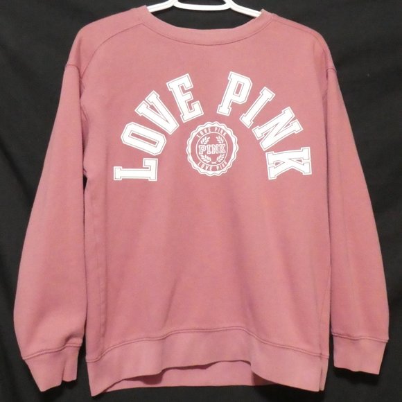 PINK by VICTORIA'S SECRET | xs extra small | Love Pink Crewneck Sweatshirt - Picture 1 of 15